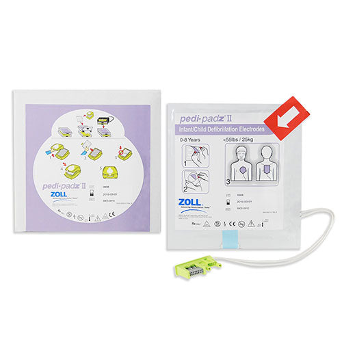 Electrodo Pediátrico Pedi-Padz II® para Desfibrilador Externo Automático Zoll® AED Plus®